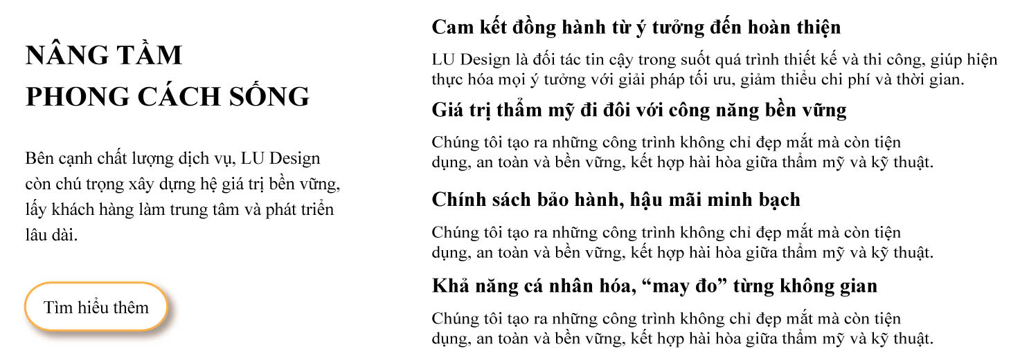 Lý do chọn LU Design thiết kế kiến trúc